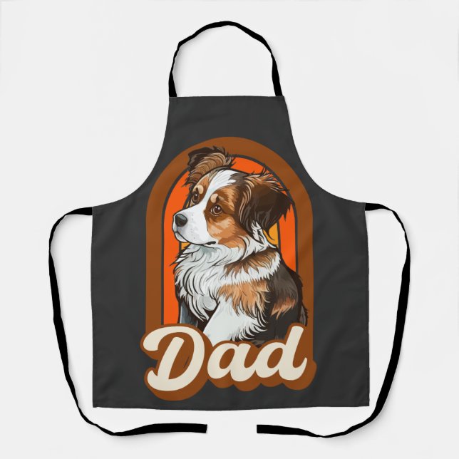 Dog dad, love dogs, love my pets  apron (Front)