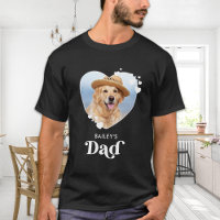Dog DAD Personalise Dog Lover Cute Heart Pet Photo