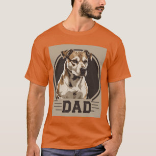 Dog Dad Pride – Bold Canine Tribute Art T-Shirt