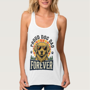 Dog Dad Shirt Vintage Golden Retriever Retro Desig