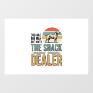 Dog Dad Snack Dealer Vintage Dog Lover Shirt_1
