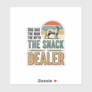Dog Dad Snack Dealer Vintage Dog Lover Shirt_1