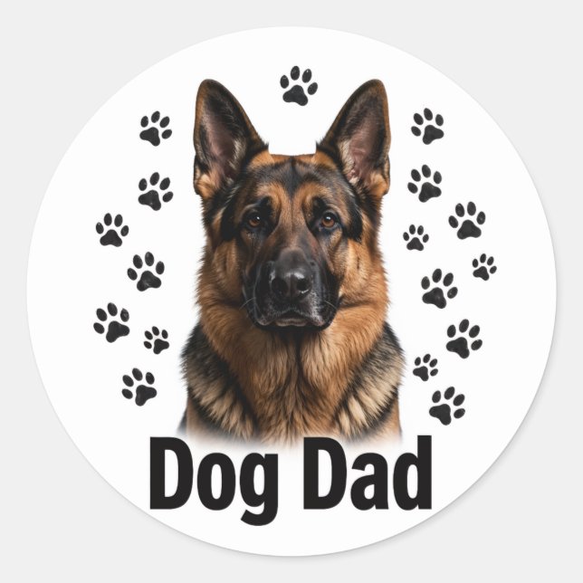 Dog Dad Sticker (Front)