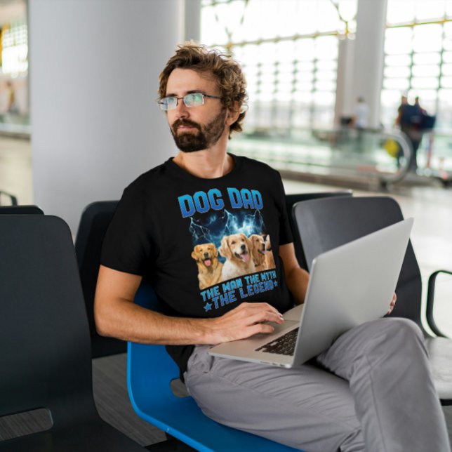 Dog Dad The Man The Myth The Legend - Personalized T-Shirt (Creator Uploaded)