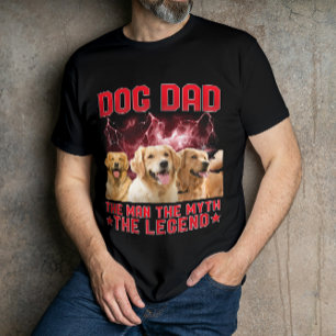 Dog Dad The Man The Myth The Legend - Personalized T-Shirt
