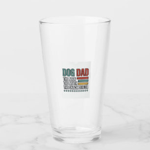 Dog Dad The Snack Dealer Vintage Paw Print Shirt_1 Glass