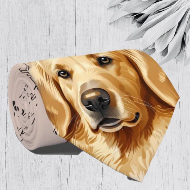 Dog Daddy Golden Retriever Labrador Neck Tie (Creator Uploaded)