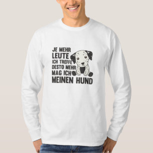 Dog Dalmatian Doesn't Like People Cute Dogs T-Shirt