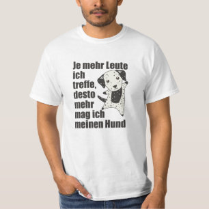 Dog Dalmatian Doesn't Like People Cute Dogs T-Shirt