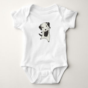 Dog Dalmatian Retriver Cute Dogs For Kids Baby Bodysuit