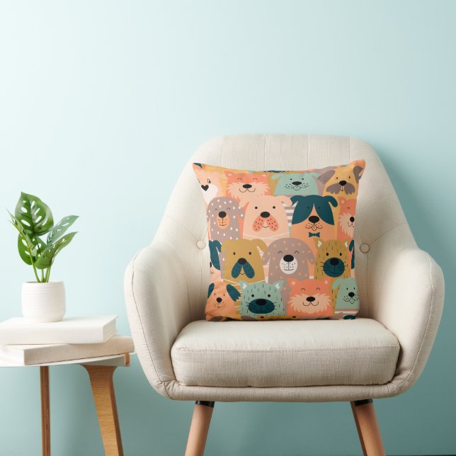 Dog Day 16x16 Cushion (Chair)