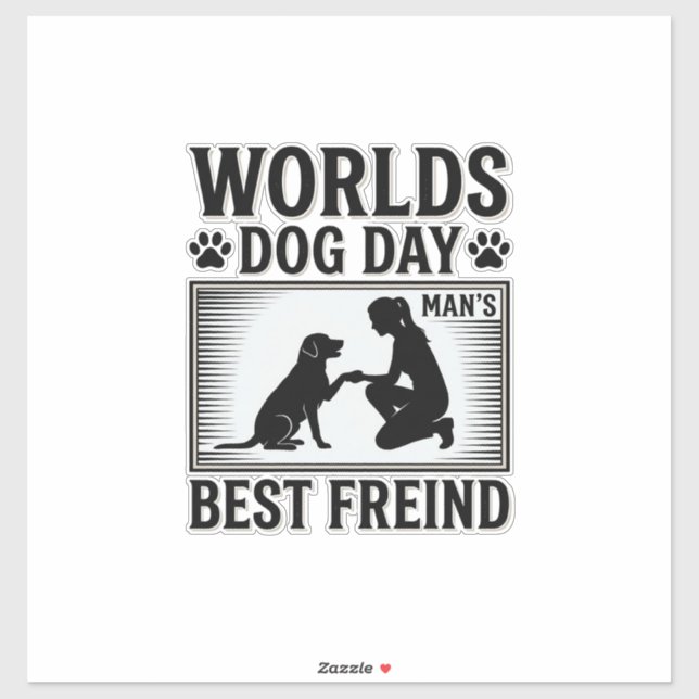 Dog Day Man’s Best Freind Vintage (Sheet)
