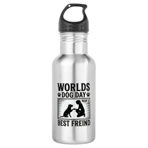 Dog Day Man’s Best Freind Vintage 532 Ml Water Bottle