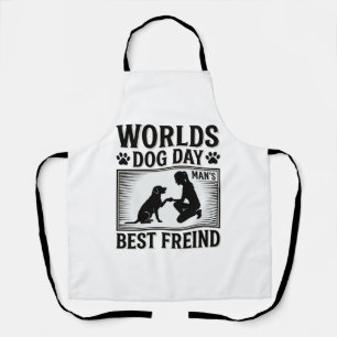 Dog Day Man’s Best Freind Vintage Apron