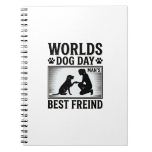 Dog Day Man’s Best Freind Vintage Notebook