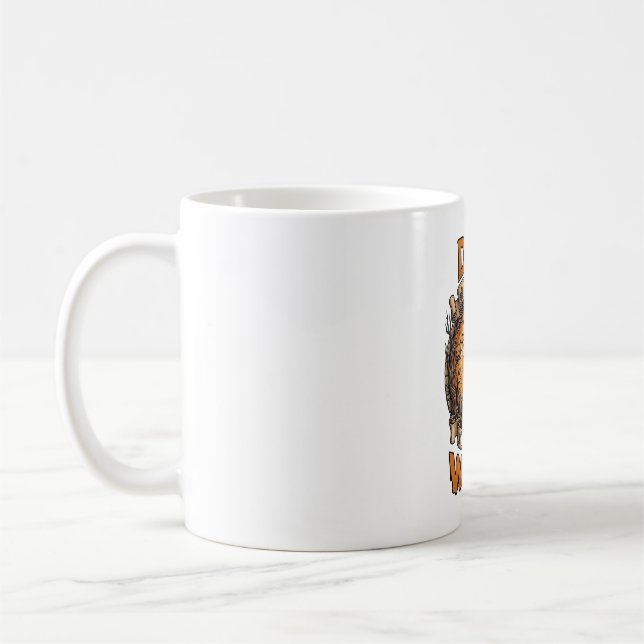 Dog Day Witch Night Halloween Wolf Moon Bats_1 Coffee Mug (Left)