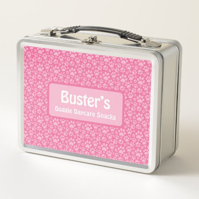 Dog Daycare Personalised Lunch Box  (Front)