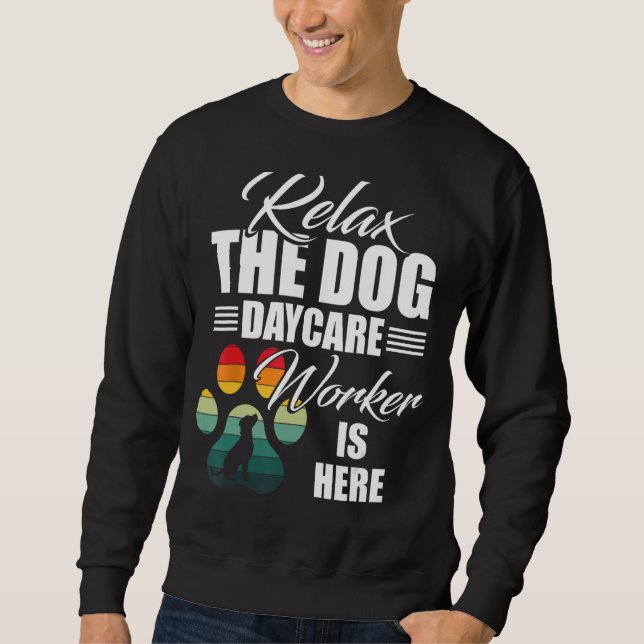 Dog Daycare Play Equipment Supplies Doggie Daycare Sweatshirt (Front)