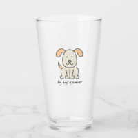 Dog Days of Summer Drinking Glass