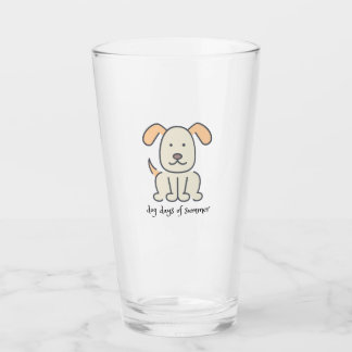 Dog Days of Summer Drinking Glass