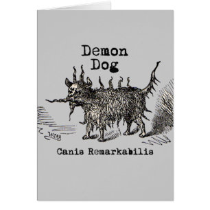 Dog Demon Vintage Funny Cute