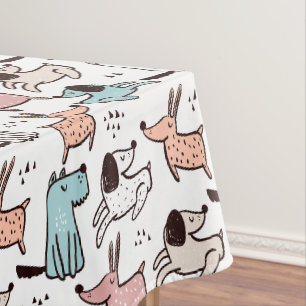Dog Designer Tablecloth - Dog Birthday Party Gift