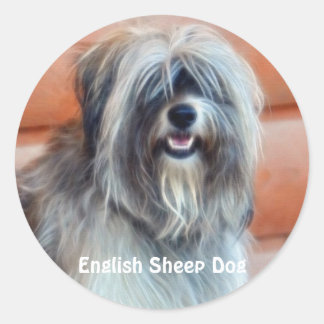 Dog Designs for Pet-lovers Classic Round Sticker