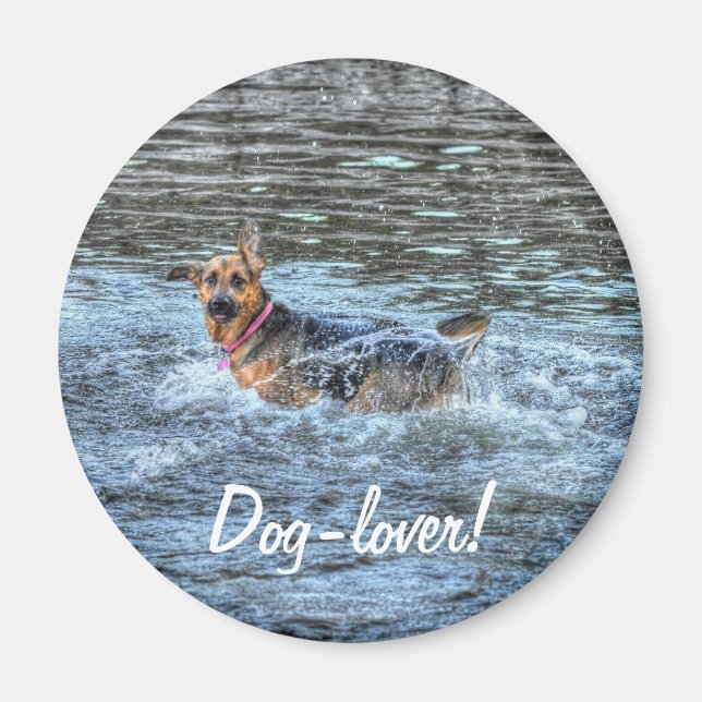 Dog Designs for Pet-lovers Magnet (Front)