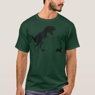 Dog Dinosaur  Vintage Tyrannosaurus Re & Corgi  T-Shirt