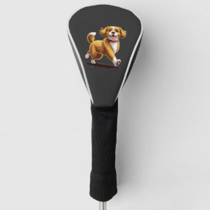 Dog Distraction  Vintage Retro Dog Lover Design Golf Head Cover