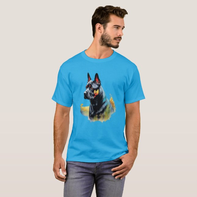 Dog Doberman T-Shirt (Front Full)
