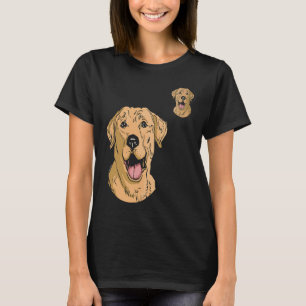 Dog Dog Mum Dad Golden Yellow Labrador Retriever T-Shirt