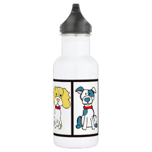 Dog Drawing 532 Ml Water Bottle
