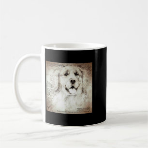 Dog Drawing Leonardo da Vinci Classic Art Men and Coffee Mug