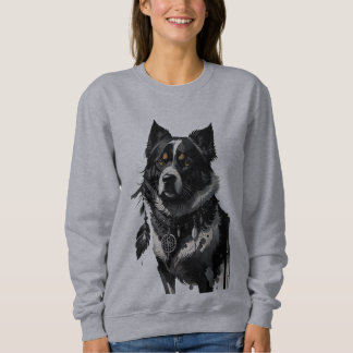 dog, dreamcatcher, amulet, talisman, sweatshirt