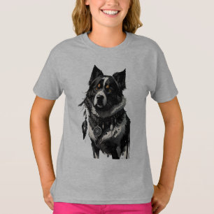 dog, dreamcatcher, amulet, talisman, T-Shirt