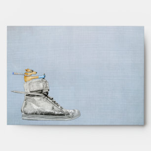 Dog Driving Shoe A7 Card Envelope
