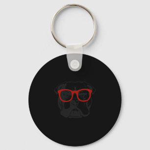 Dog English Bulldog Key Ring