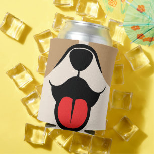 Dog Face Can Cooler