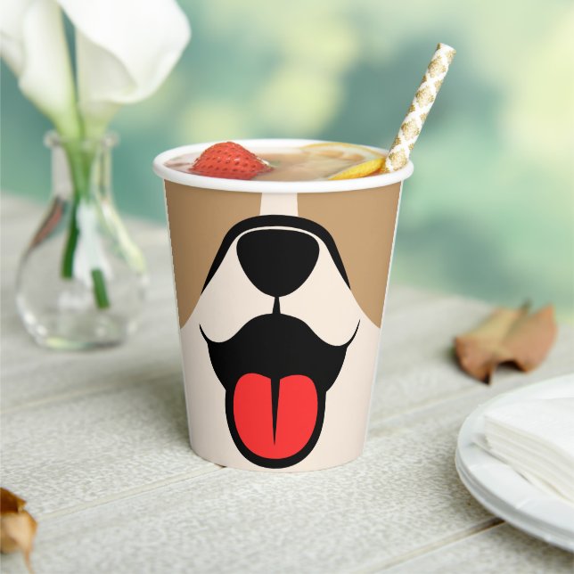 Dog Face Paper Cups (Insitu)