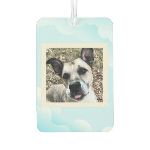 Dog Farts Funny Custom Photo Dog Parent Gift Car Air Freshener