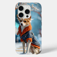 Dog Fashion Show – Adorable Cartoon Winter Scene