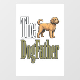 Dog Father Vintage Engraving Dog Lover Design_1