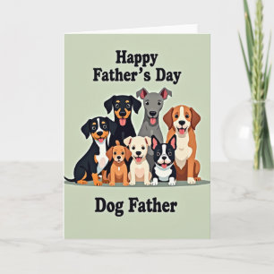 Dog Fathers Day Friends Card