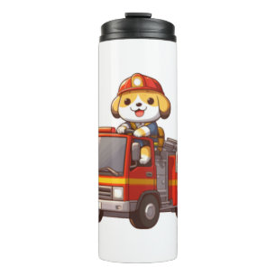 Dog Firefighter Classic T-Shirt (1) Thermal Tumbler
