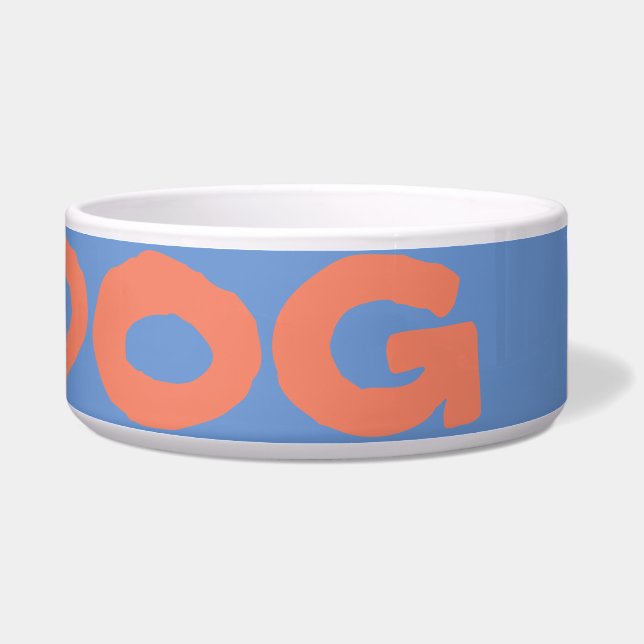DOG FOOD BOWL CERAMIC  DESIGN STYLE  (Right)