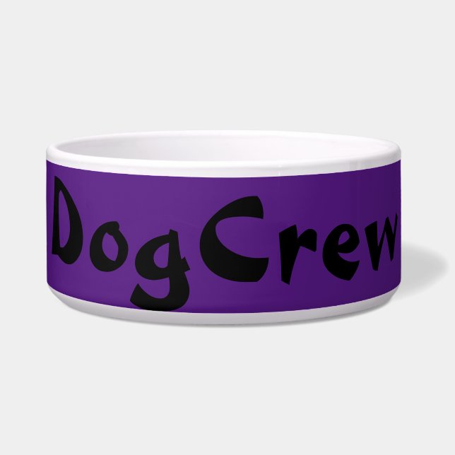 DOG FOOD BOWL CERAMIC  DESIGN STYLE  (Front)