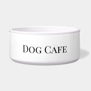 DOG FOOD BOWL CERAMIC STYLE DESIGN