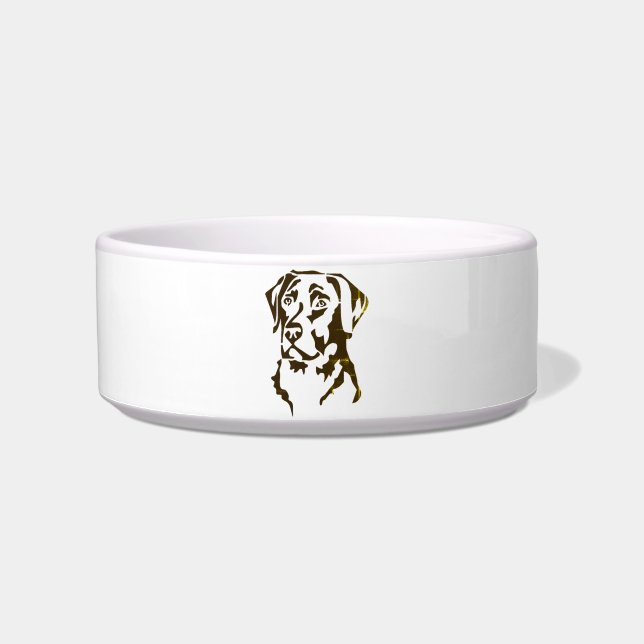 DOG FOOD BOWL CERAMIC STYLE DESIGN (Front)
