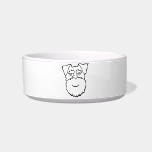 DOG FOOD BOWL CERAMIC STYLE DESIGN